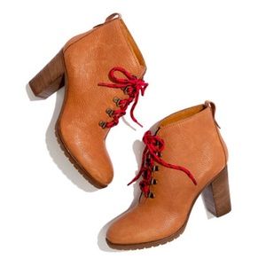NWOT Madewell Heeled Hiking Boot